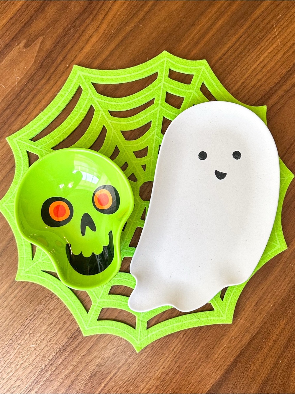 👻Halloween Plates + Mat